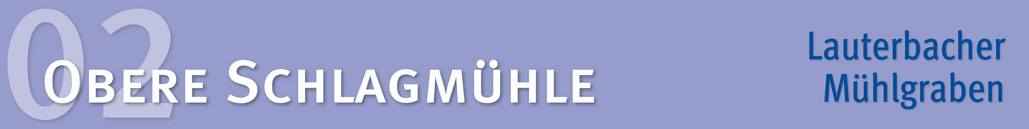 Titelbalken mit Überschrift