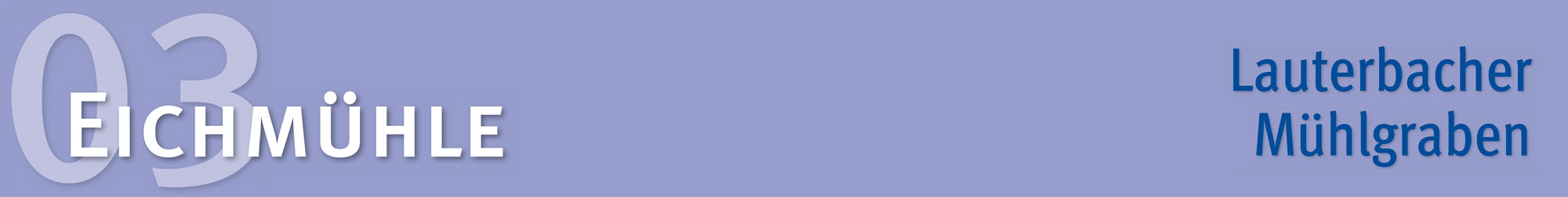 Titelbalken für die Seite Mühlgraben